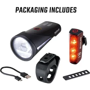 Šport a outdoor | Cyklistika | Cyklodoplnky | Svetlá - Sigma Aura 100 + Blaze Link Šport a outdoor | Cyklistika | Cyklodoplnky | Svetlá - Sigma Aura 100 + Blaze Link