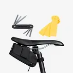 Športy > Cyklistika > Tašky, košíky a nosiče > Kapsičky pod sedlo a na rám bicykla - Taška pod sedlo Easy M 0,6 l čierna + multináradie + 3 montpáky Športy > Cyklistika > Tašky, košíky a nosiče > Kapsičky pod sedlo a na rám bicykla - Taška pod sedlo Easy M 0,6 l čierna + multináradie + 3 montpáky
