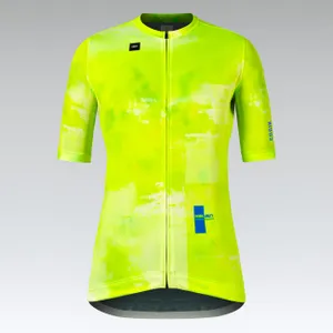 GOBIK Cyklistický dres s krátkym rukávom - STARK - žltá GOBIK Cyklistický dres s krátkym rukávom - STARK - žltá