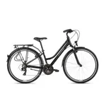 Dámsky trekingový bicykel Kross Trans 1.0 28" SR - model 2021 čierna/šedá (nová) - S (15") Dámsky trekingový bicykel Kross Trans 1.0 28" SR - model 2021 čierna/šedá (nová) - S (15")