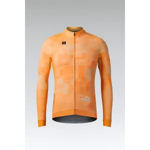 GOBIK Cyklistický dres s dlhým rukávom zimný - HYDER - oranžová GOBIK Cyklistický dres s dlhým rukávom zimný - HYDER - oranžová