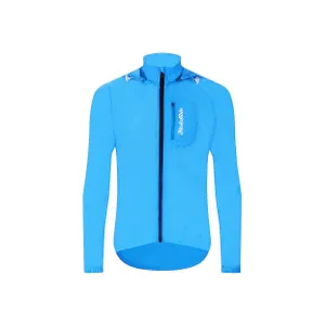 HOLOKOLO Cyklistická vetruodolná bunda - WIND/RAIN - modrá HOLOKOLO Cyklistická vetruodolná bunda - WIND/RAIN - modrá