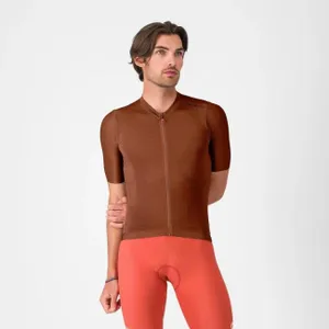 CASTELLI Cyklistický dres s krátkym rukávom - ESPRESSO 2 - hnedá CASTELLI Cyklistický dres s krátkym rukávom - ESPRESSO 2 - hnedá