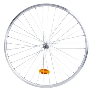 Zľavy a výpredaj > Zľavnené a výpredajové športové vybavenie > Zľavy a výpredaj: cyklistické vybavenie - Predné koleso mestského bicykla, dvojstenný ráfik, v-brake tuhá os Elops 120E Zľavy a výpredaj > Zľavnené a výpredajové športové vybavenie > Zľavy a výpredaj: cyklistické vybavenie - Predné koleso mestského bicykla, dvojstenný ráfik, v-brake tuhá os Elops 120E