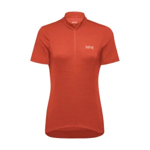 GORE Cyklistický dres s krátkym rukávom - C3 WMN - oranžová GORE Cyklistický dres s krátkym rukávom - C3 WMN - oranžová