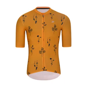 HOLOKOLO Cyklistický dres s krátkym rukávom - METTLE - oranžová HOLOKOLO Cyklistický dres s krátkym rukávom - METTLE - oranžová