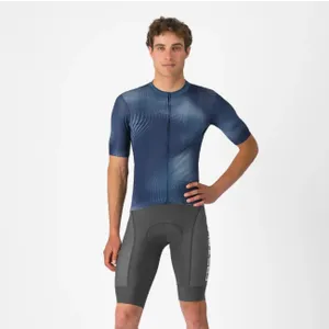 CASTELLI Cyklistické nohavice krátke s trakmi - COMPETIZIONE 2 KIT - šedá CASTELLI Cyklistické nohavice krátke s trakmi - COMPETIZIONE 2 KIT - šedá