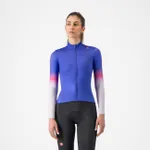 CASTELLI Cyklistický dres s dlhým rukávom zimný - CORSO THERMAL - fialová CASTELLI Cyklistický dres s dlhým rukávom zimný - CORSO THERMAL - fialová