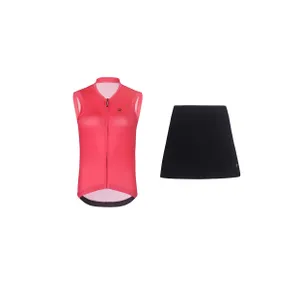 RIVANELLE krátky dres a sukňa - PURE - čierna/ružová RIVANELLE krátky dres a sukňa - PURE - čierna/ružová