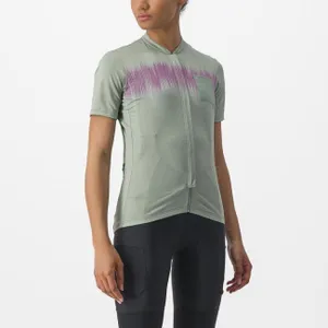 CASTELLI Cyklistický dres s krátkym rukávom - UNLIMITED SENTIERO 2 - zelená CASTELLI Cyklistický dres s krátkym rukávom - UNLIMITED SENTIERO 2 - zelená