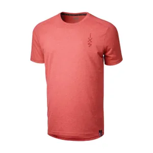 IXS Cyklistické tričko s krátkym rukávom - FLOW 1.0 TECH TEE - červená IXS Cyklistické tričko s krátkym rukávom - FLOW 1.0 TECH TEE - červená