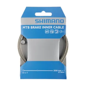 SHIMANO brzdové lanko - BRAKE CABLE MTB 1,6x2050mm - strieborná SHIMANO brzdové lanko - BRAKE CABLE MTB 1,6x2050mm - strieborná