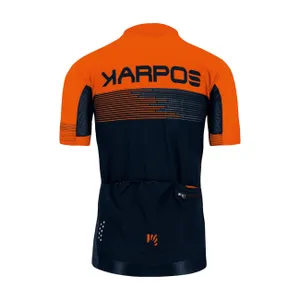 KARPOS Cyklistický dres s krátkym rukávom - GREEN FIRE - červená/šedá KARPOS Cyklistický dres s krátkym rukávom - GREEN FIRE - červená/šedá